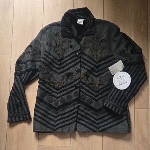 NWT PARSLEY&SAGE Embroidery Jacket Sz M